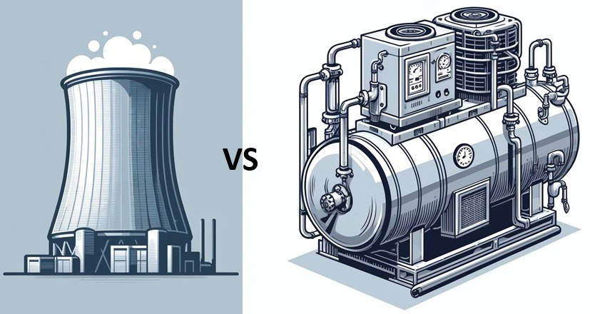 Cooling Tower vs  Chiller requires a careful evaluation of cooling demands, budget, climate conditions, and long-term sustainability.